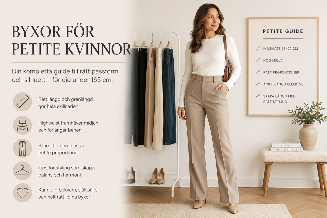 Byxor för petite – guide för dig under 165 cm