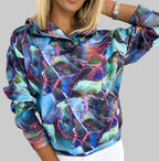 Numoco 390-1 Kangaroo hoodie - blue marble-3