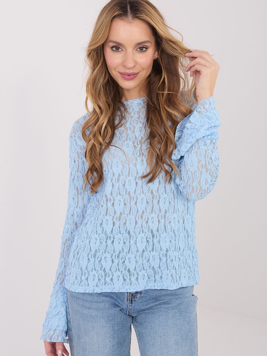 Lace blouse model 223408 Italy Moda-0