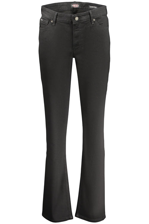 GUESS JEANS WOMEN'S BLACK DENIM JEANS-0