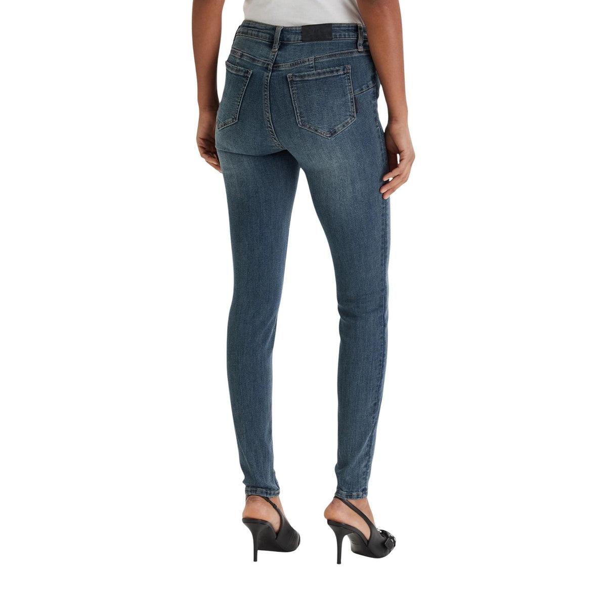 Armani Exchange blå jeans med stretch