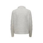 JDY JDYANDREA L/S ZIP CABLE PULLOVE KNT NOOS kabelstickad tröja med dragkedja