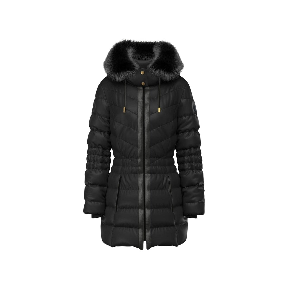 Guess JOLANDA STRETCH PUFF figursydd pufferjacka med huva
