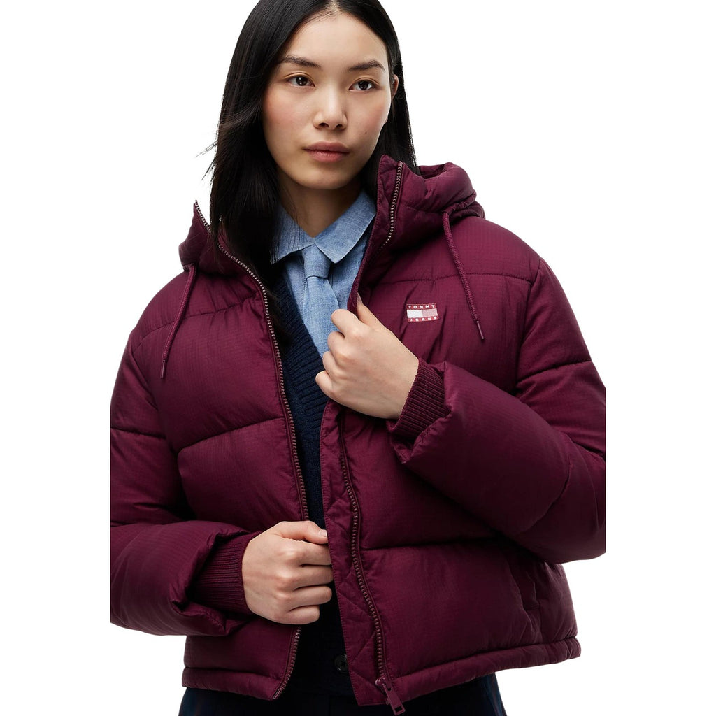 Tommy Hilfiger TJW HOODED PUFFER JA kort pufferjacka med huva