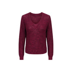 JDY JDYMIA L/S V-NECK SEQUIN PULLOVER KNT stickad tröja med paljetter