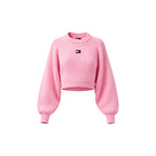Tommy Hilfiger kort stickad tröja med ballongärmar