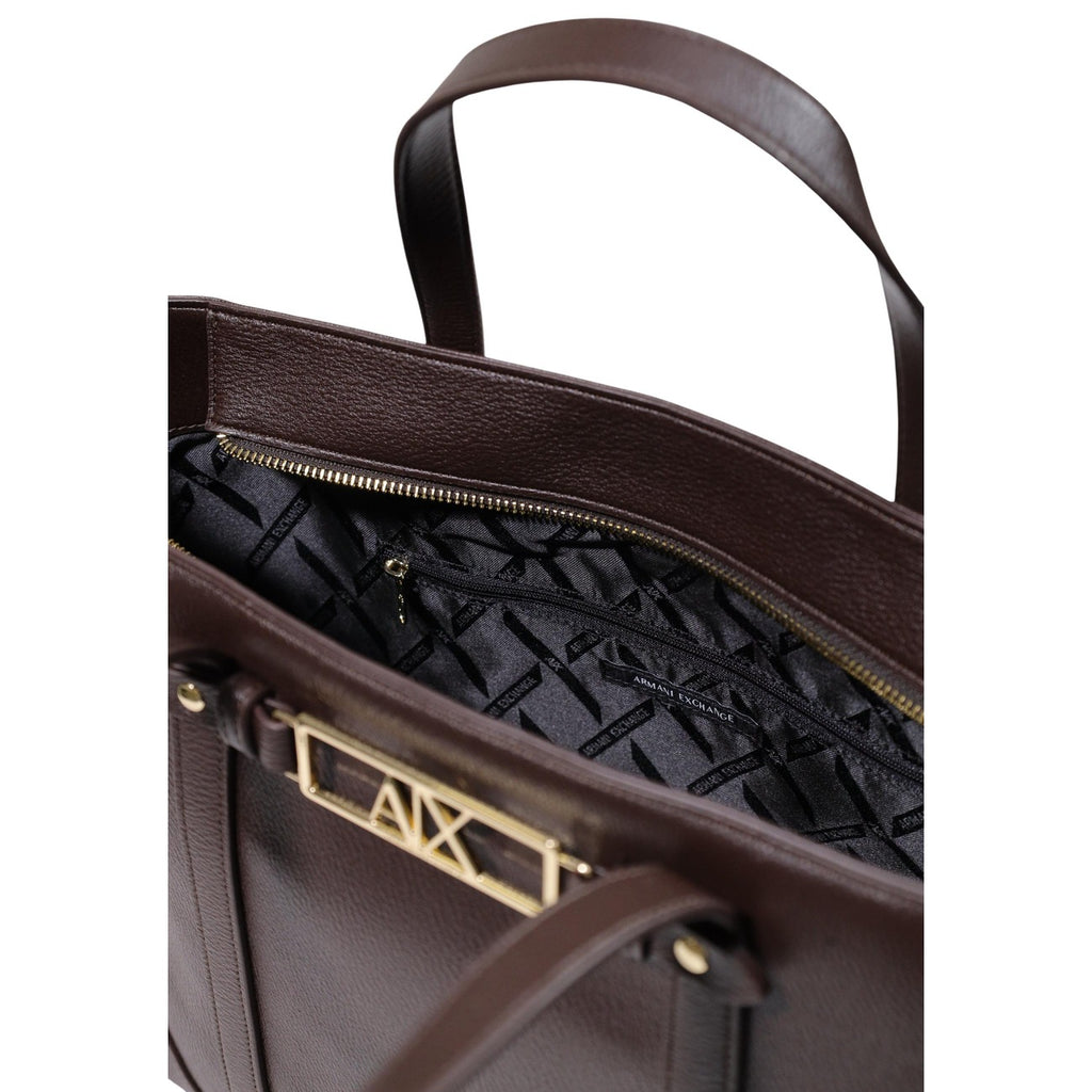 Armani Exchange Brun Handväska med Axelrem