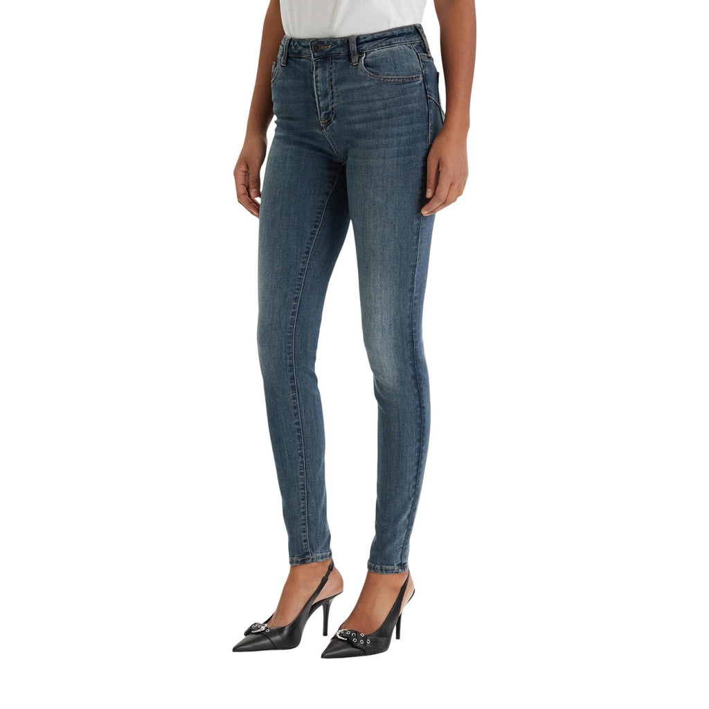 Armani Exchange blå jeans med stretch