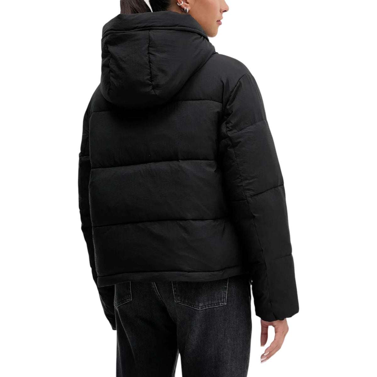 Tommy Hilfiger kort pufferjacka med huva