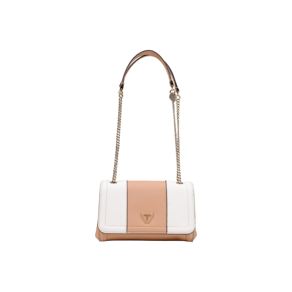 GUESS NOELLE II CNVRTBLE XBODY FLAP Beige Axelväska