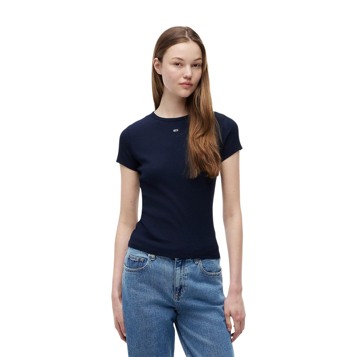 Tommy Hilfiger TJW SLIM ESSENTIAL RIB figurnära T-shirt