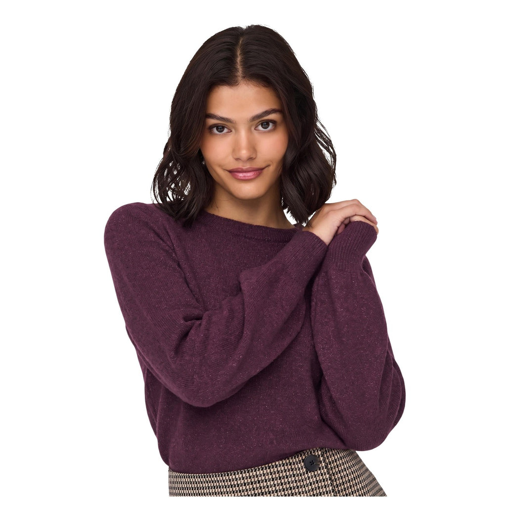 JDY JDYRUE GLITTER L/S BOAT PULLOVE KNT NOOS glittrig stickad tröja