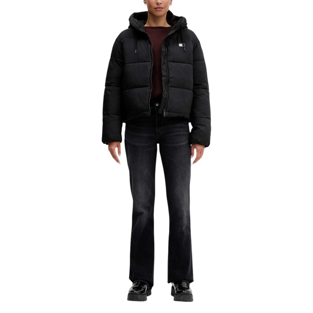 Tommy Hilfiger kort pufferjacka med huva