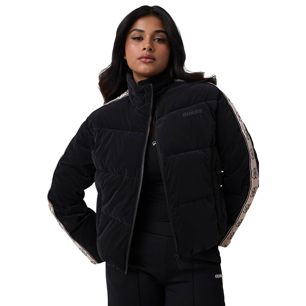 Guess Active NEW JEAN PUFFER JACK vadderad vinterjacka