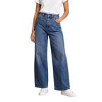 Armani Exchange blå jeans med hög midja