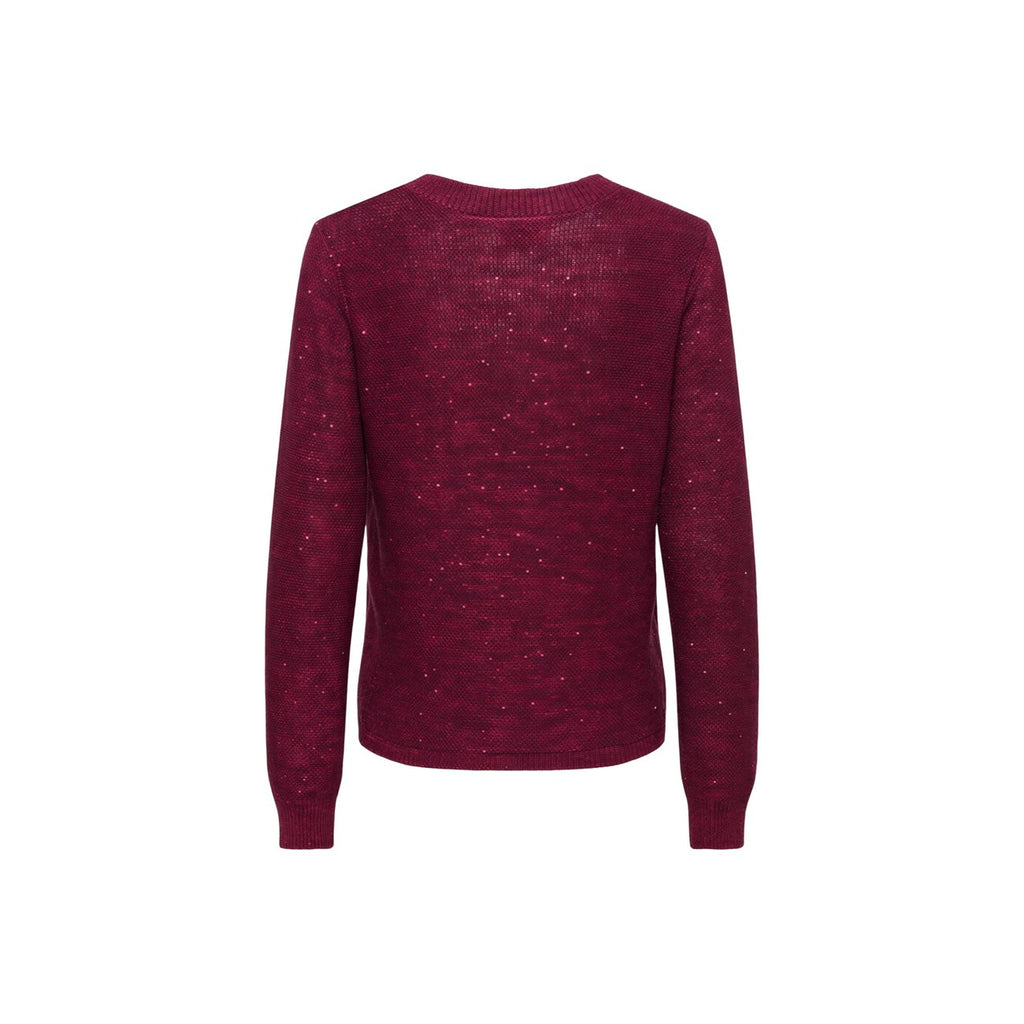 JDY JDYMIA L/S V-NECK SEQUIN PULLOVER KNT stickad tröja med paljetter