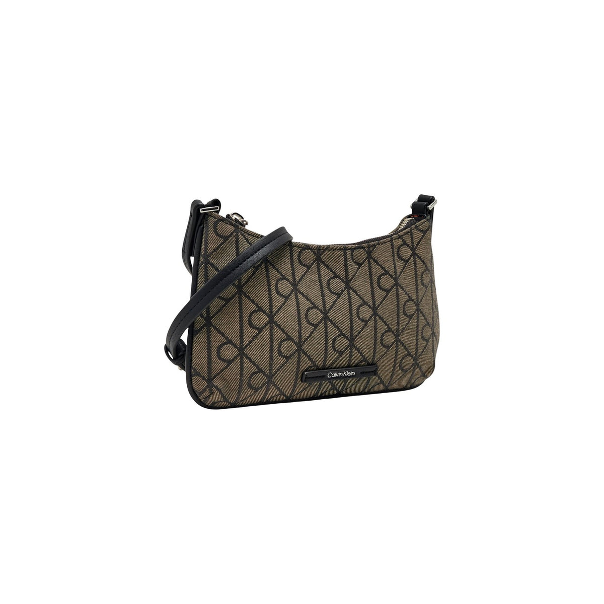 Calvin Klein EMBLEM AOP JACQUARD CONV MINI BA Svart