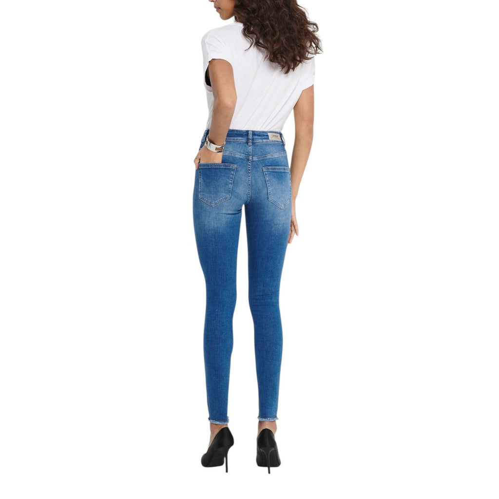 ONLY blå jeans med stretch