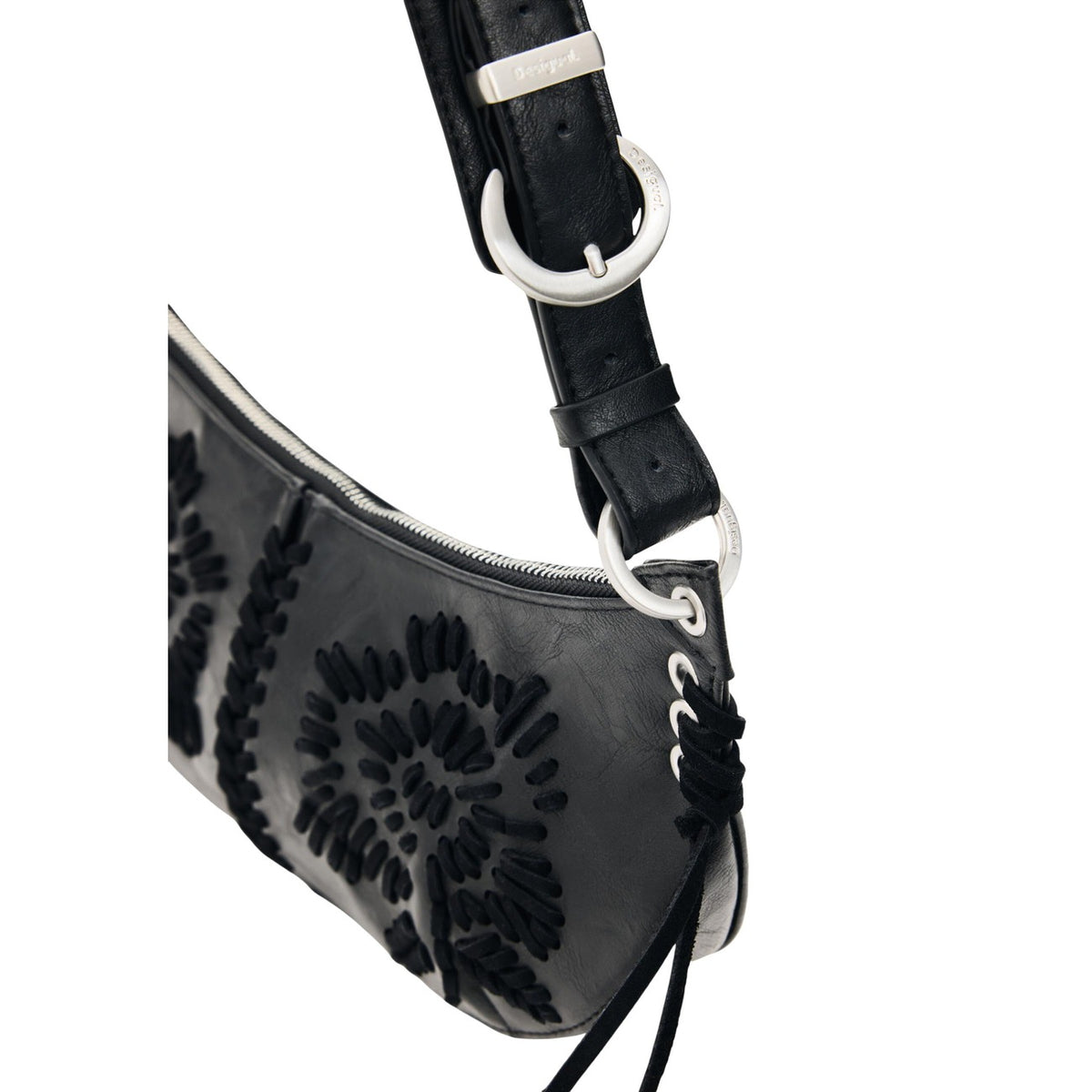 Desigual BAG_ALISIO CASTRES LONG B Svart Blommig Axelväska