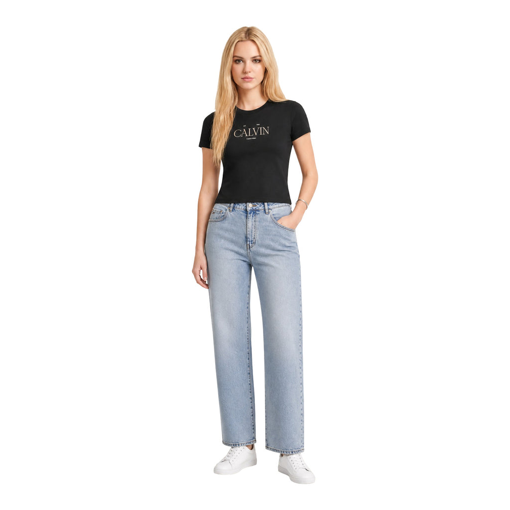 Calvin Klein Jeans svart T-shirt med tryck